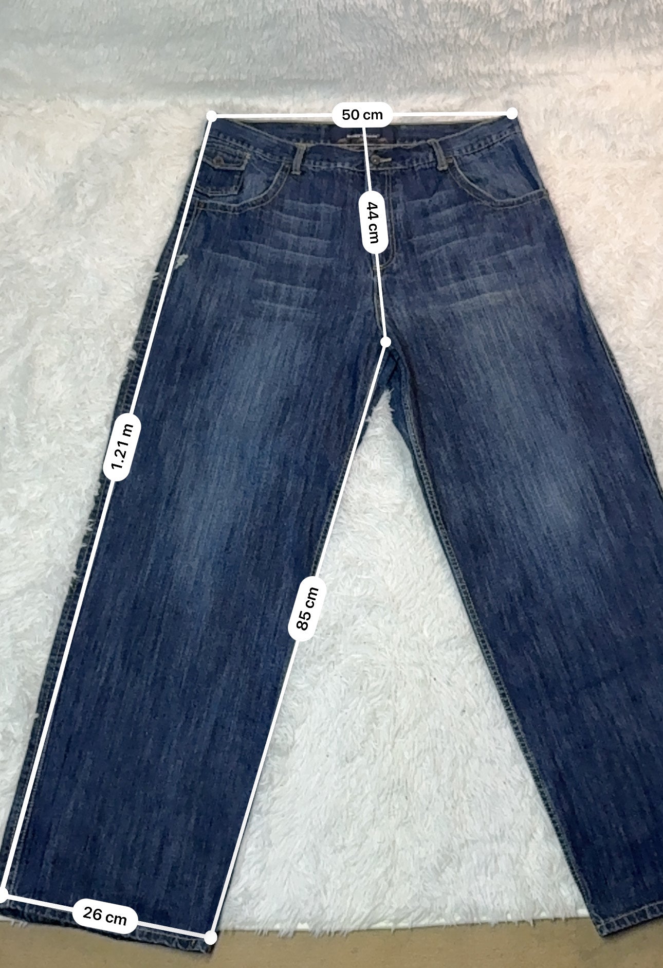 Jean Phat Farm Vintage Baggy Fit – Années 2000 - Taille FR 50