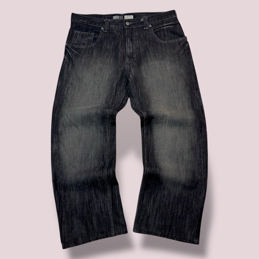 Jean Southpole Vintage – Délavage Noir / Détails Contrastés - Taille FR 44