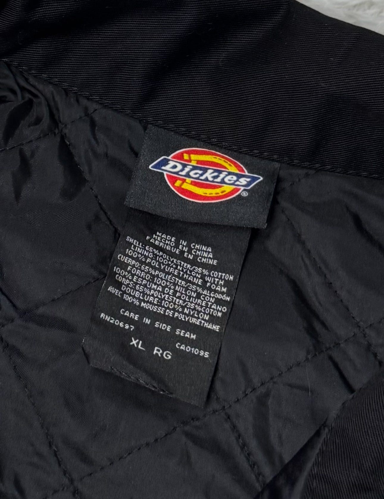 Veste Dickies matelassée – noire – XL