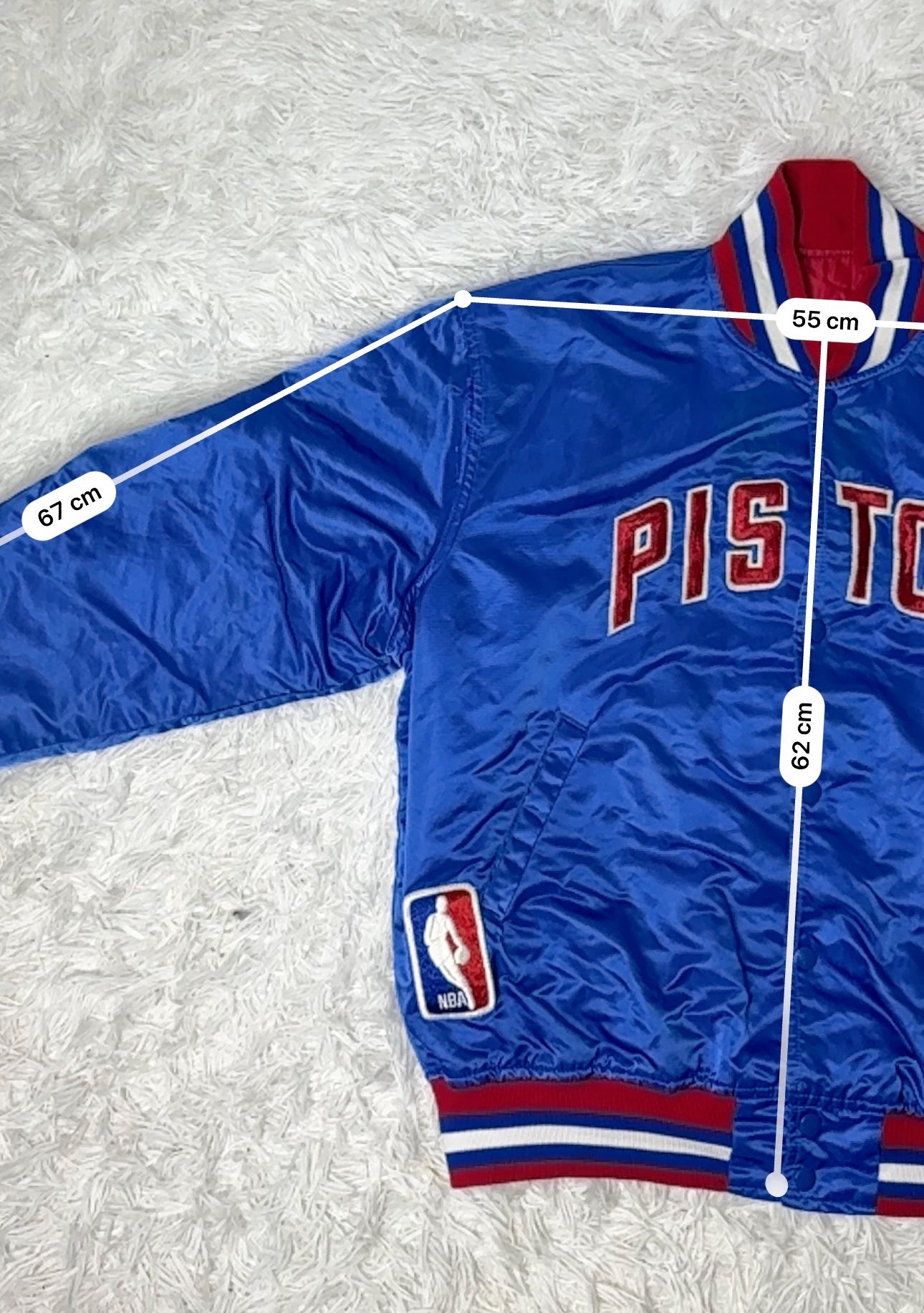 Veste NBA Detroit Pistons Starter – Vintage 90s (XL)