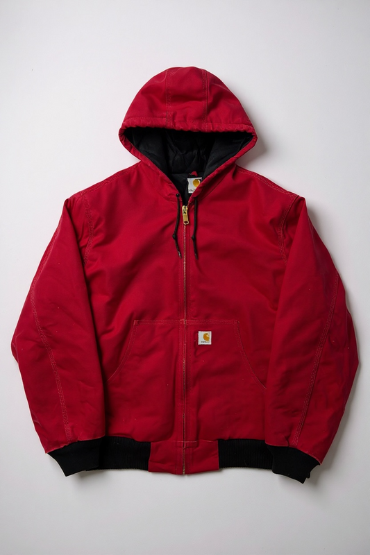 Veste Carhartt Active Jacket vintage – rouge – 2XL – Made in USA
