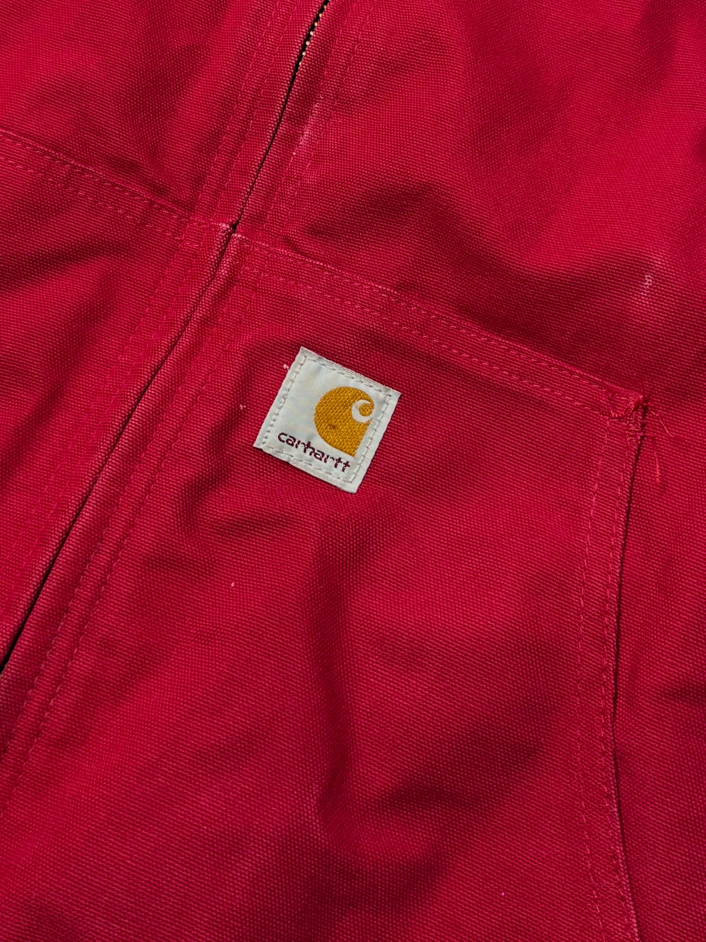 Veste Carhartt Active Jacket vintage – rouge – 2XL – Made in USA
