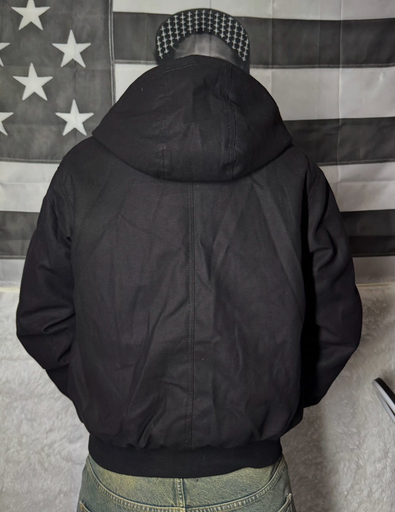 Veste Carhartt x Marlboro Black Rework Vintage