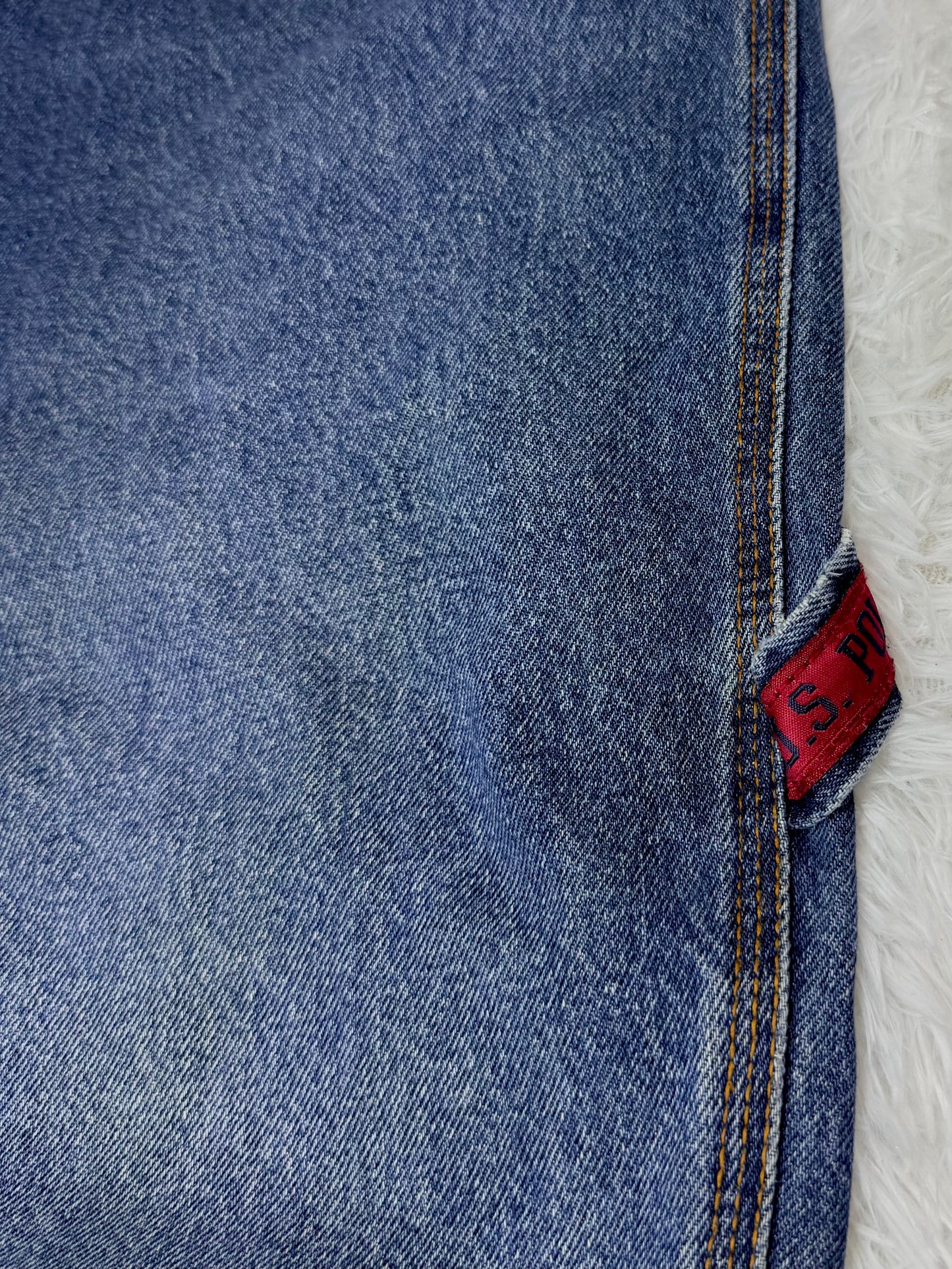 Jean U.S. Polo Assn. vintage bleu moyen – coupe droite ample (Taille FR 52)