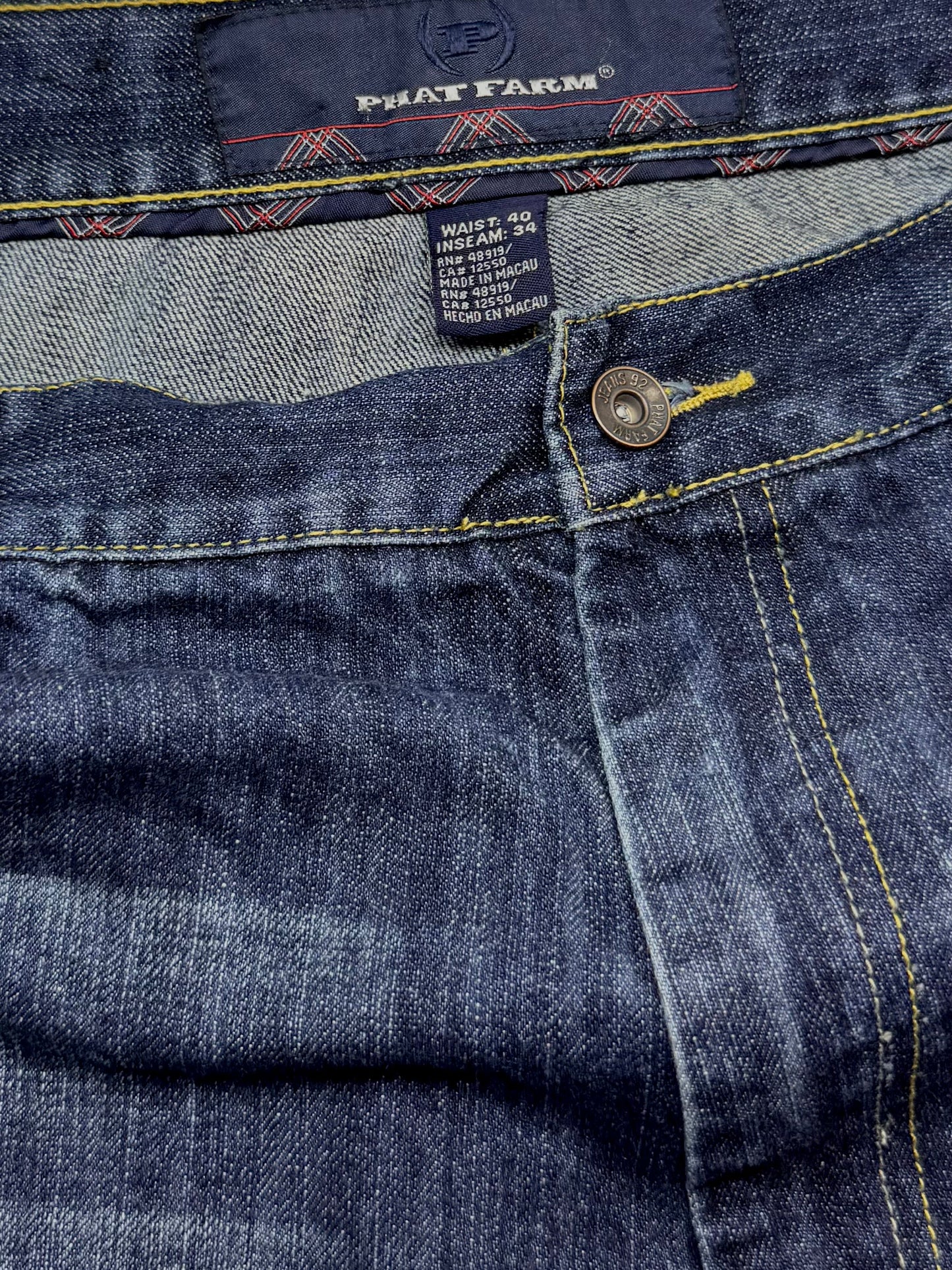 Jean Phat Farm Vintage Baggy Fit – Années 2000 - Taille FR 50