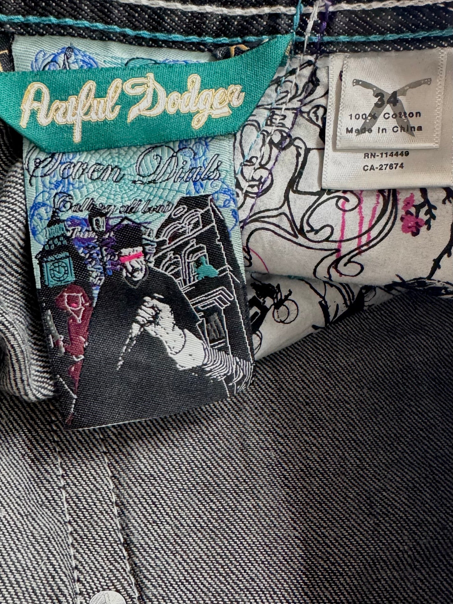 Jean Artful Dodger – “Brawl Scene” Edition / Poches Illustrées - Taille FR 44