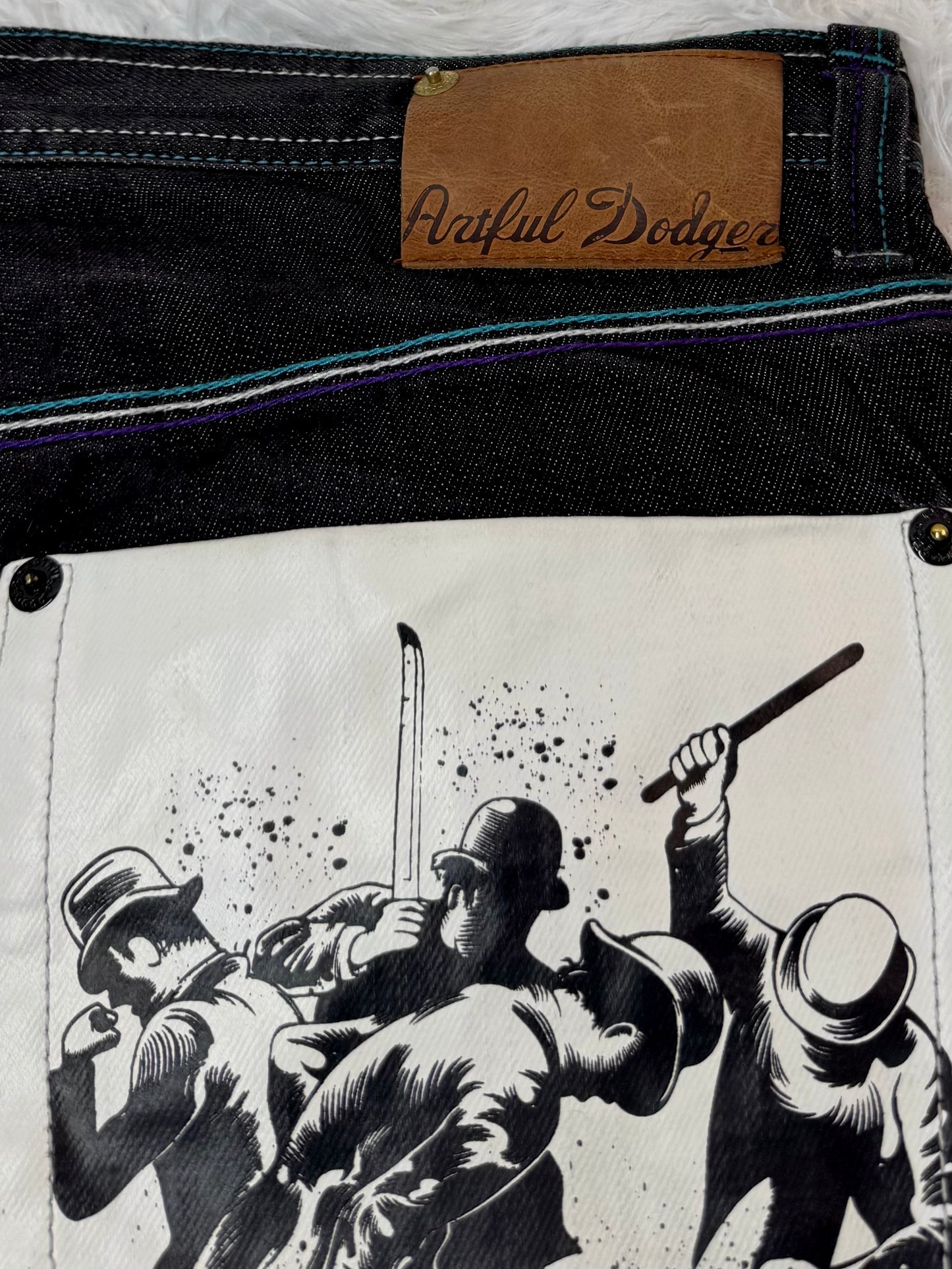 Jean Artful Dodger – “Brawl Scene” Edition / Poches Illustrées - Taille FR 44