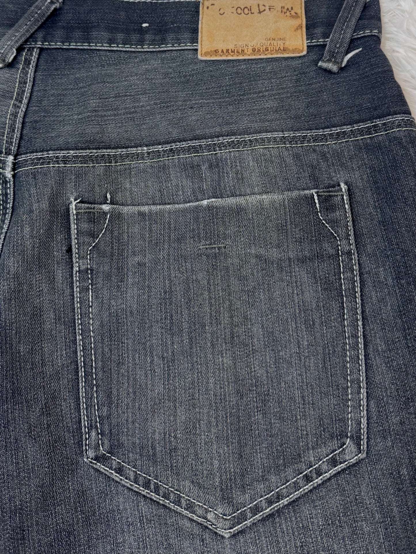 Jean Sokool Denim – Straight Fit / Délavage Foncé - Taille FR 42