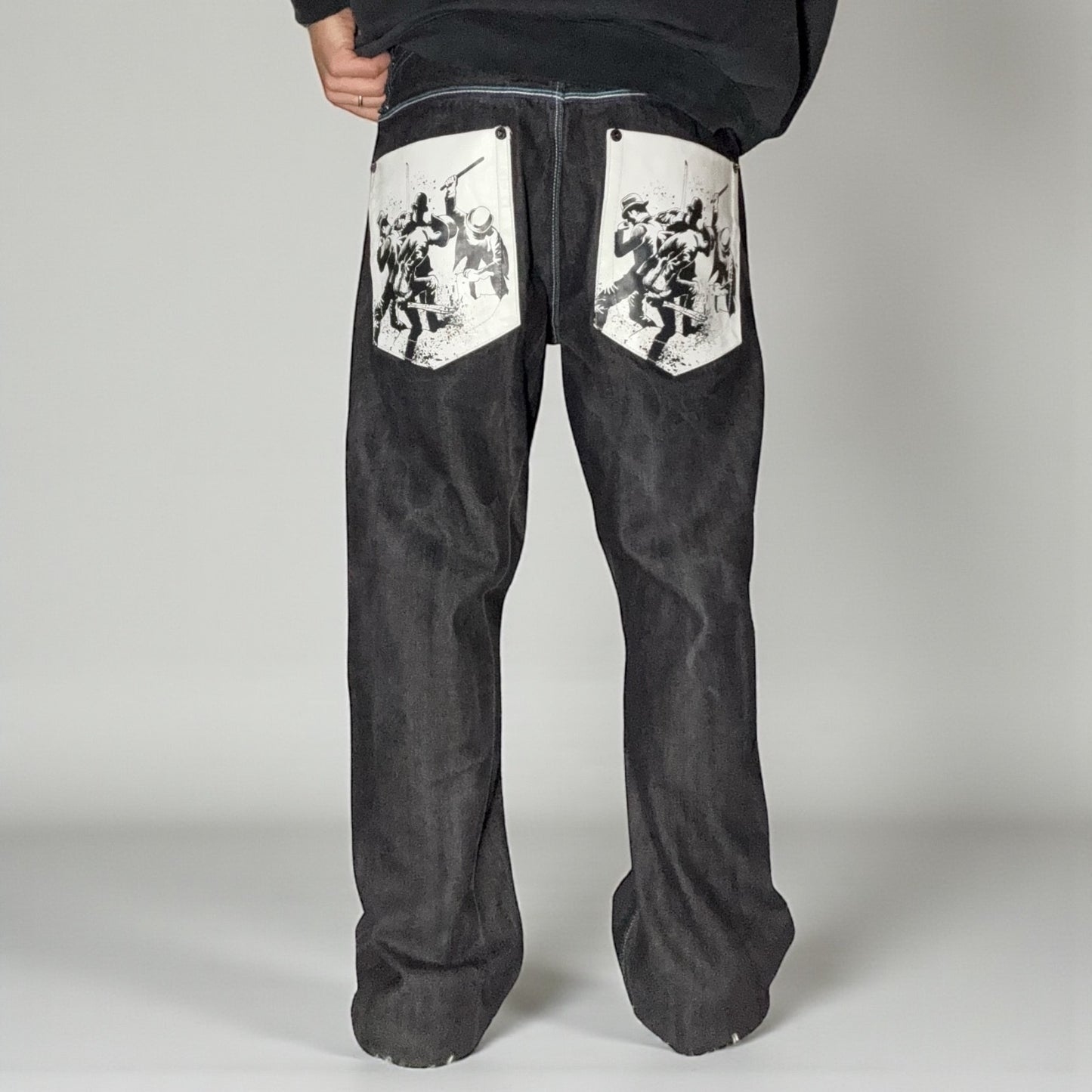 Jean Artful Dodger – “Brawl Scene” Edition / Poches Illustrées - Taille FR 44