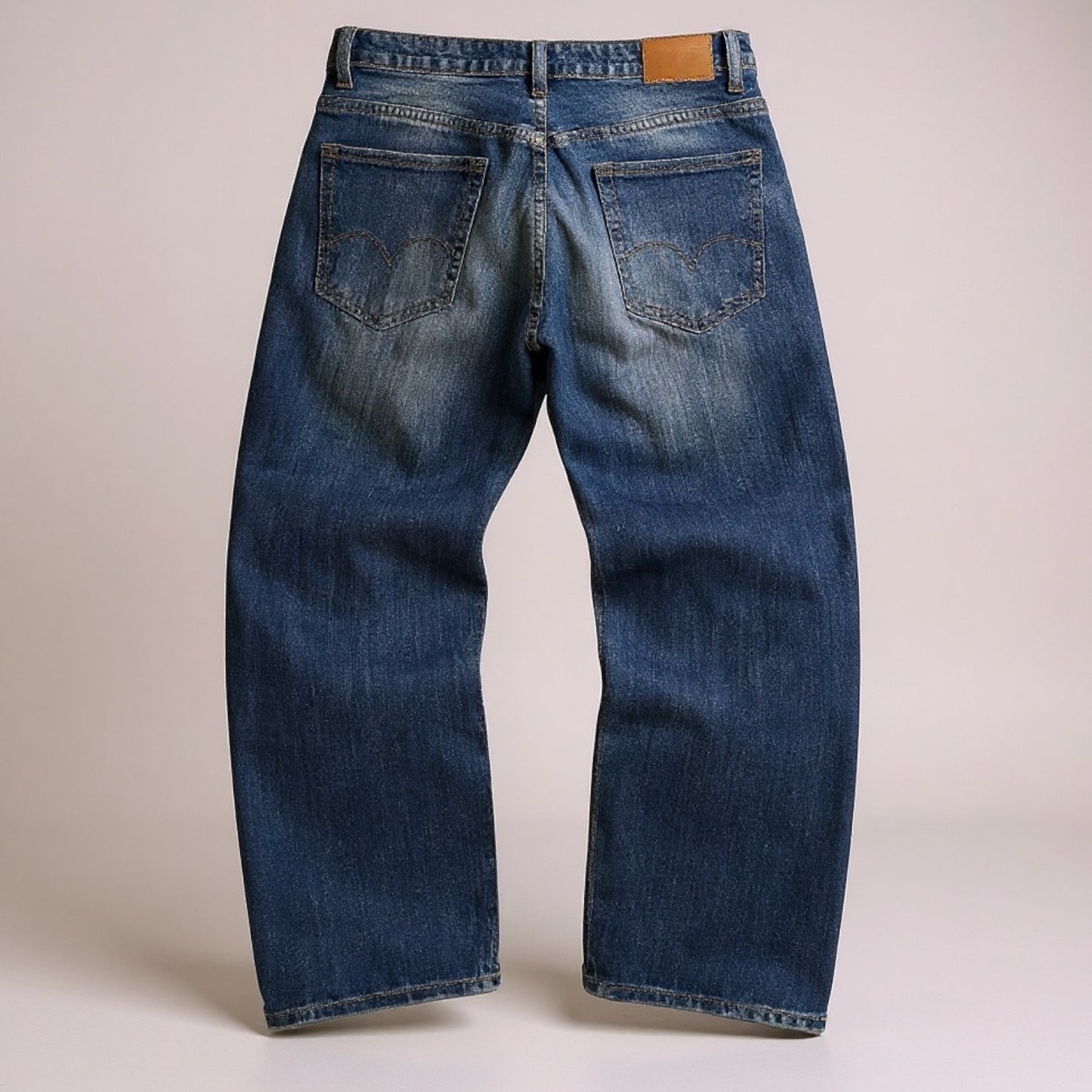 Jean Y2K TNK Jeans bleu délavé – coupe baggy vintage (Taille FR 46)
