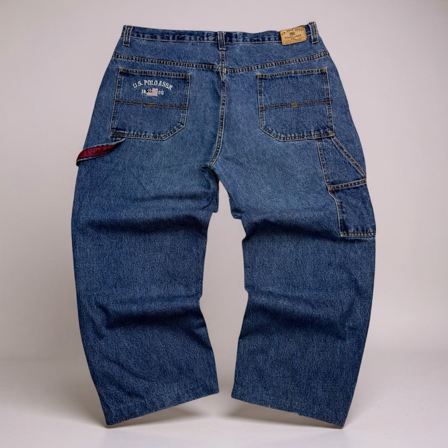 Jean U.S. Polo Assn. vintage bleu moyen – coupe droite ample (Taille FR 52)