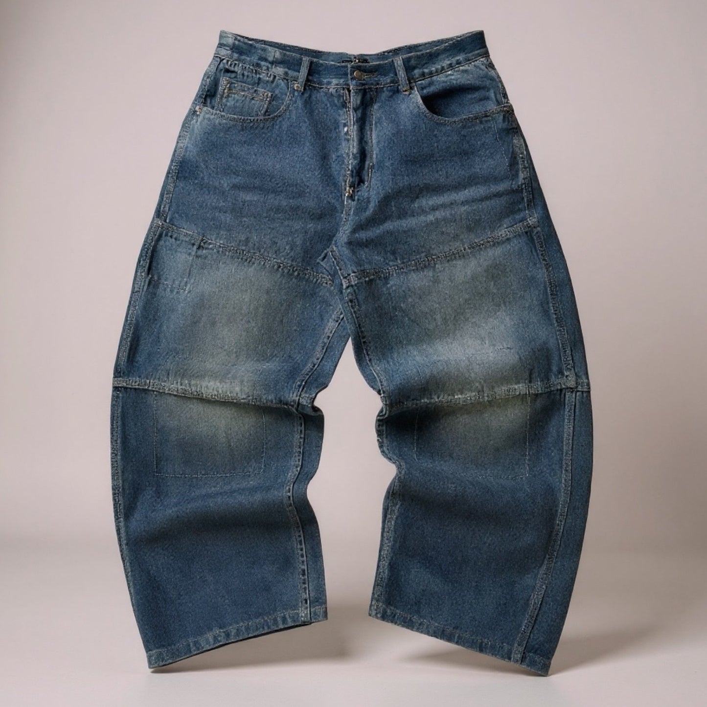 Jean Icewear by Ice-T – Wide Leg Vintage Y2K – Délavage Bleu Clair - Taille FR 44