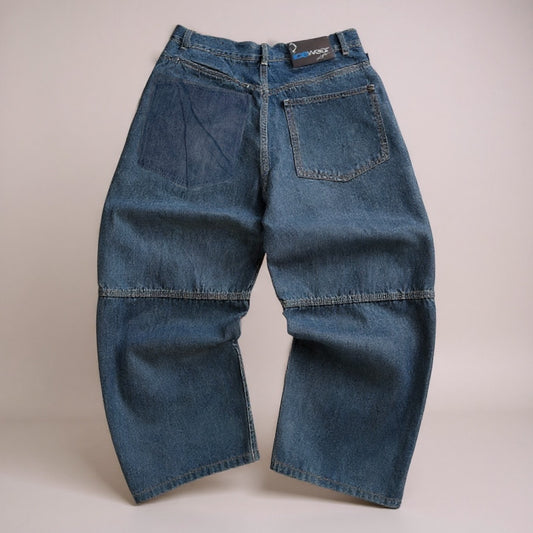 Jean Icewear by Ice-T – Wide Leg Vintage Y2K – Délavage Bleu Clair - Taille FR 44