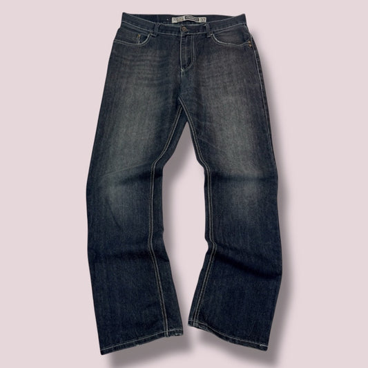 Jean Sokool Denim – Straight Fit / Délavage Foncé - Taille FR 42
