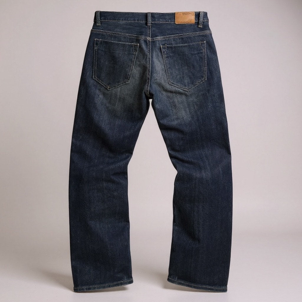 Jean Sokool Denim – Straight Fit / Délavage Foncé - Taille FR 42