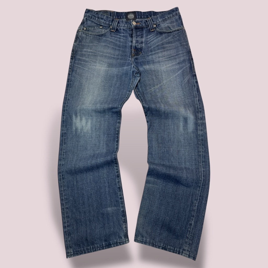 Jean Rock & Republic – Délavage Bleu Foncé – Made in USA - Taille FR 46