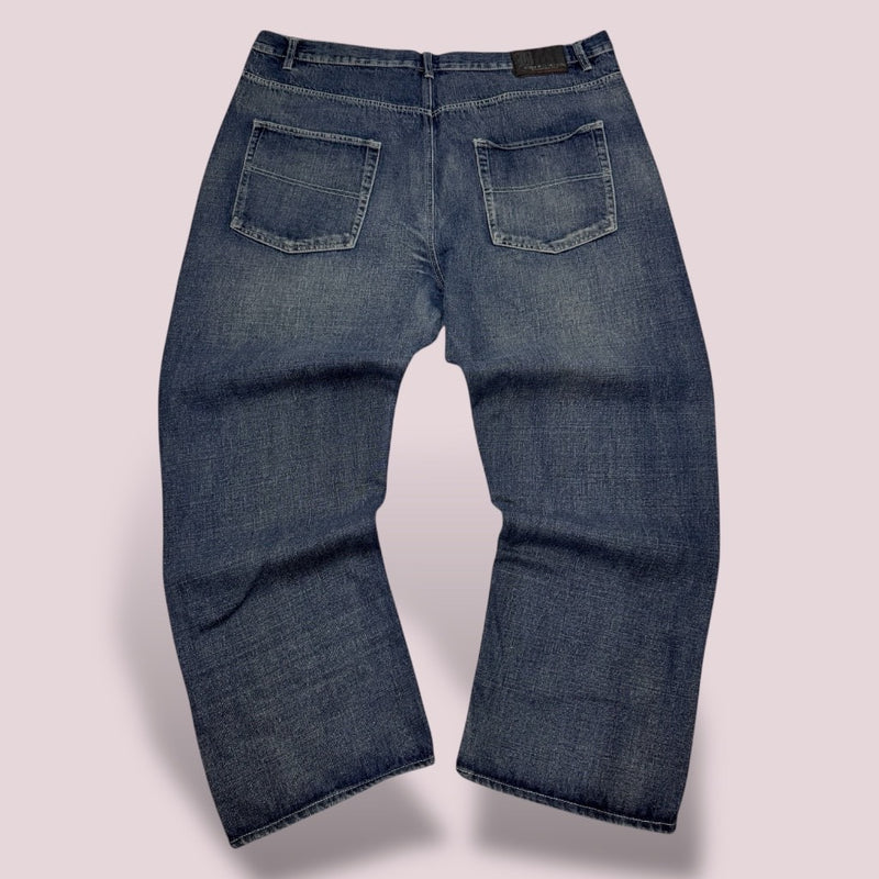 Jean Beverly Hills Polo Club – Coupe Droite Loose Vintage – Bleu Clair Délavé - Taille FR 56